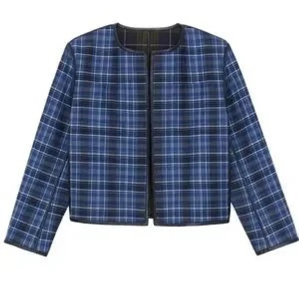 reversible plaid